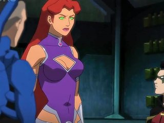 PornHub Porn - Justice League Vs Teen Titans 2016 Starfire